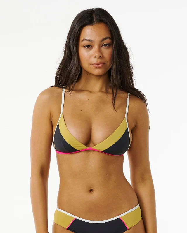 Hibiscus Heat Splice Tri Bikini Top in Washed Black Wire bikini, Supportive, Comfortable, Sexy Hibiscus Heat Splice Tri Bikini Top in Washed Black Wire bikini, Supportive, Comfortable, Sexy