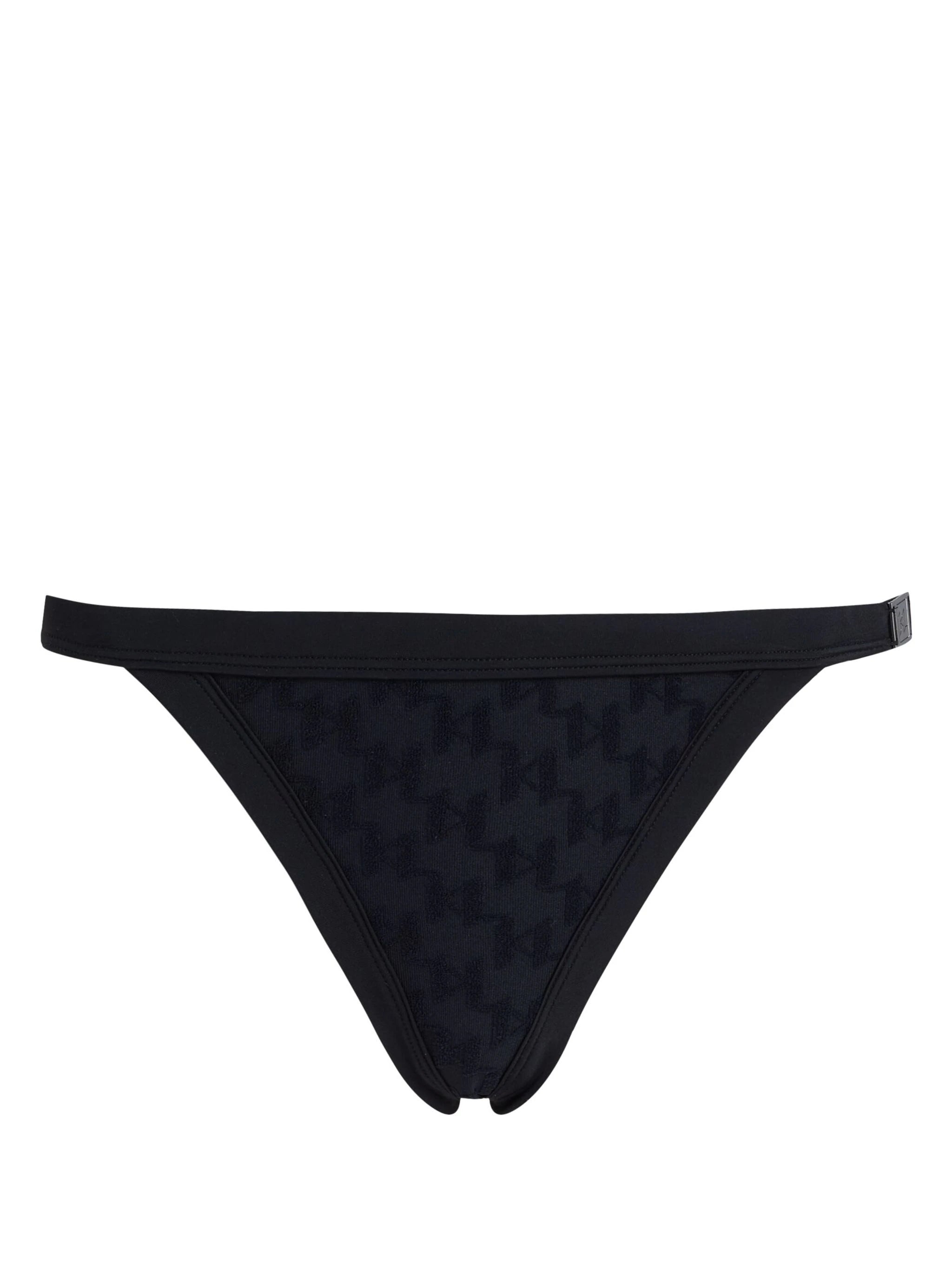 Karl Lagerfeld 231W2214 Monogram Bikini Bottoms Black Swim bikini, Beachwear, Comfortable, Trendy Karl Lagerfeld 231W2214 Monogram Bikini Bottoms Black Swim bikini, Beachwear, Comfortable, Trendy