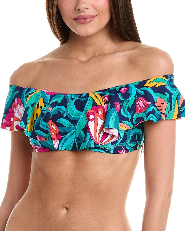 Trina Turk India Garden Bandeau Bikini Top Boho bikini, Relaxed, Stylish, Comfortable Trina Turk India Garden Bandeau Bikini Top Boho bikini, Relaxed, Stylish, Comfortable