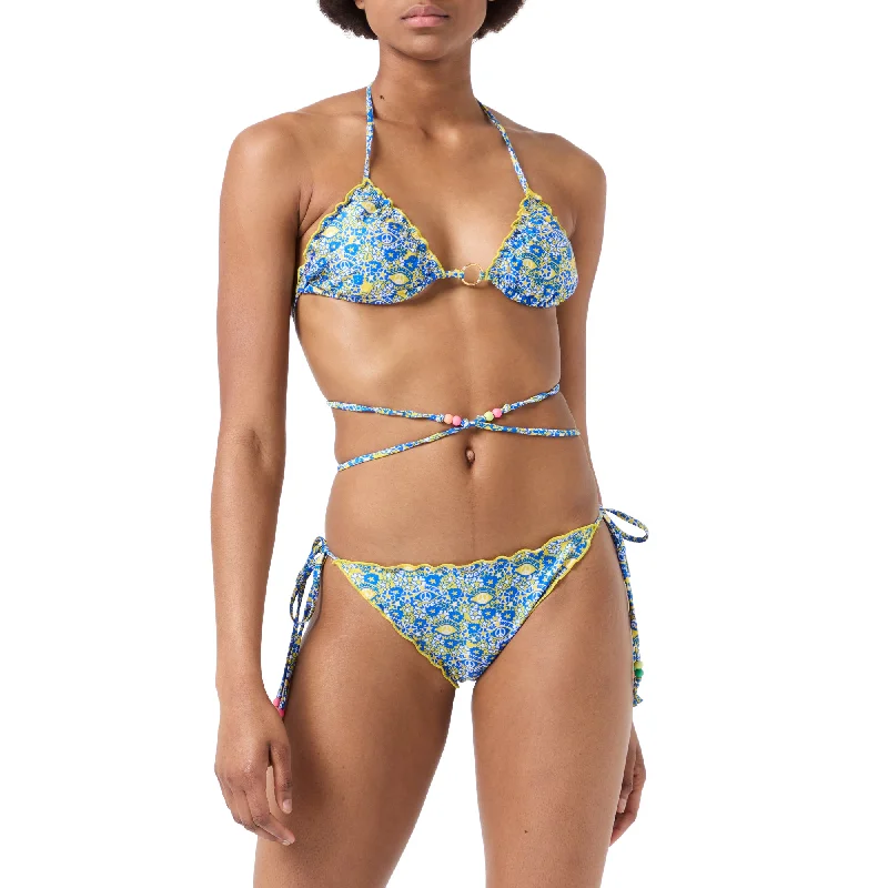 Bikini Flower Power Plunge top bikini, Sexy, Trendy, Comfortable