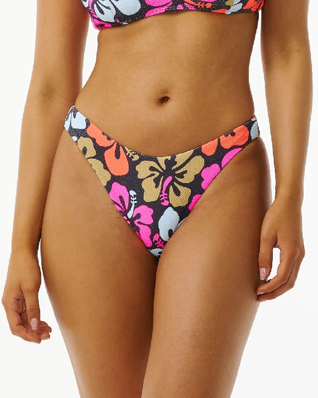 Hibiscus Heat Hi Cut Cheeky Bikini Bottoms in Multi Wrap bikini, Sexy, Trendy, Comfortable Hibiscus Heat Hi Cut Cheeky Bikini Bottoms in Multi Wrap bikini, Sexy, Trendy, Comfortable
