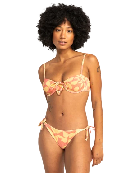 Uni Love Blows Bikini Bottoms in Canyon Clay 2 Tones Flower Tied side bikini, Adjustable, Sexy, Comfortable Uni Love Blows Bikini Bottoms in Canyon Clay 2 Tones Flower Tied side bikini, Adjustable, Sexy, Comfortable