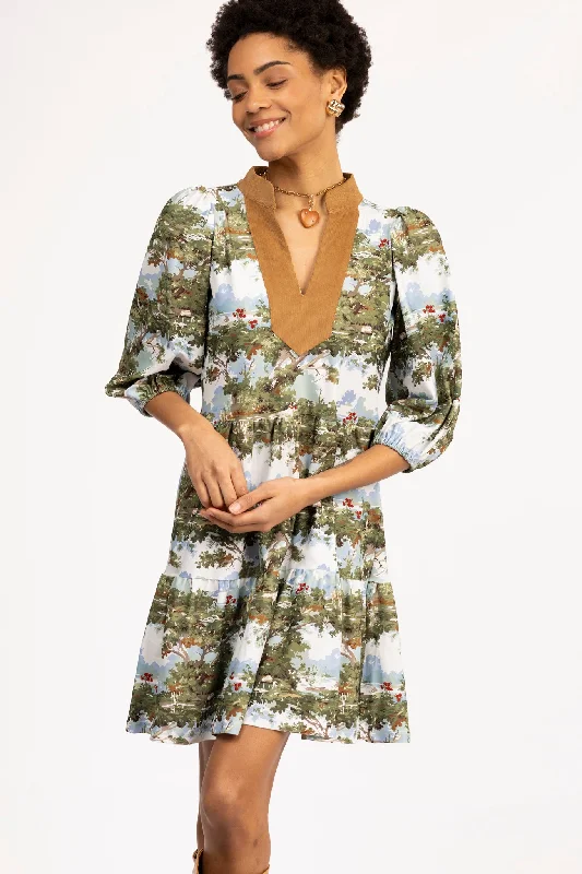 The Tory Dress - English Love Story Tunics Plaid country