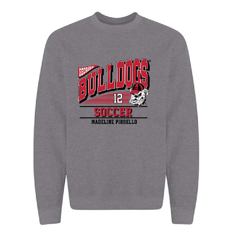 Georgia - NCAA Women's Soccer : Madeline Pirrello - Classic Fashion Shersey Crewneck Sweatshirt Hoodie with Pocket Utility Practical