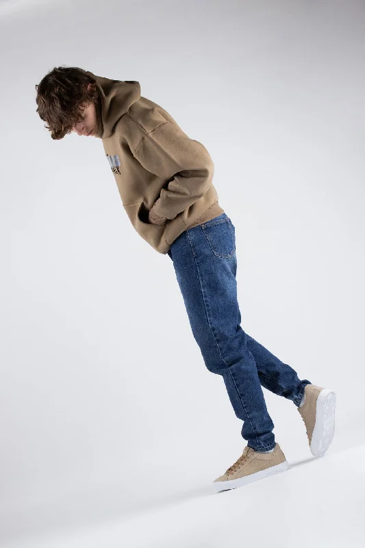 Hoodie Winter Camel Hoodie with Monochrome Minimalist Simple