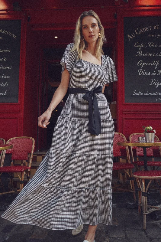 The Lane Dress - French Gingham Tunic Top Casual