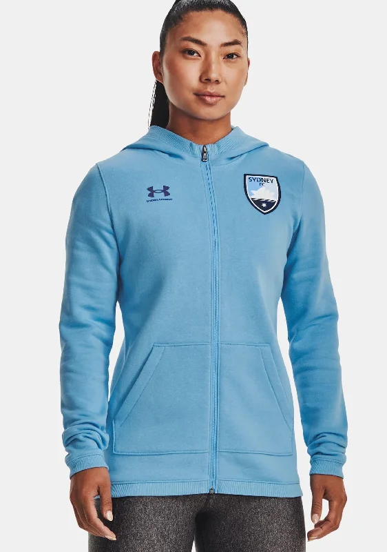 Under Armour Women’s Sydney FC Fanwear Hoodie Hoodie with Half-Zip Sporty Casual