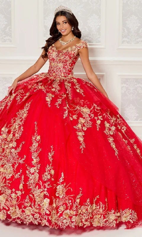 Quinceanera Dress PR30119 By Princesa Tunics Prom sequined