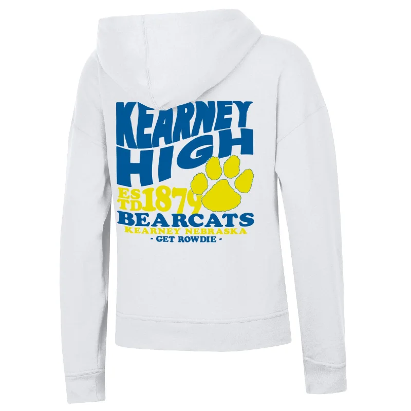 Women's Kearney High Bearcats Powerblend Hoodie Hoodie with Hood Adjustable Protection