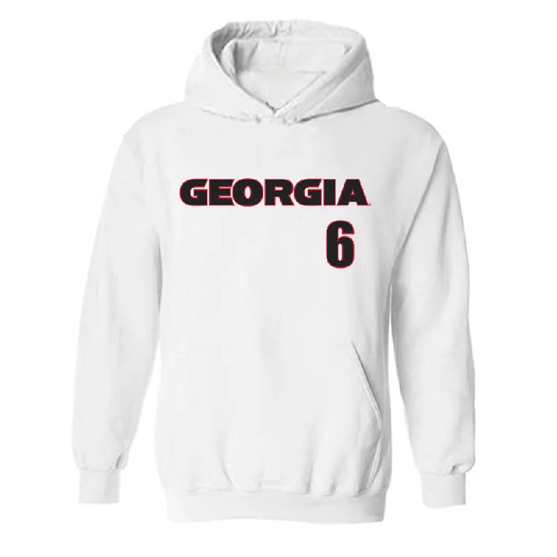 Georgia - NCAA Women's Soccer : Jessie Dunn - Classic Shersey Hooded Sweatshirt Hoodie with Slit Hem Functional Movement