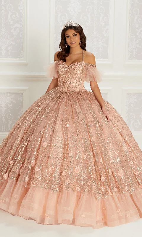 Quinceanera Dress PR22144 By Princesa Tunics Print Colorful