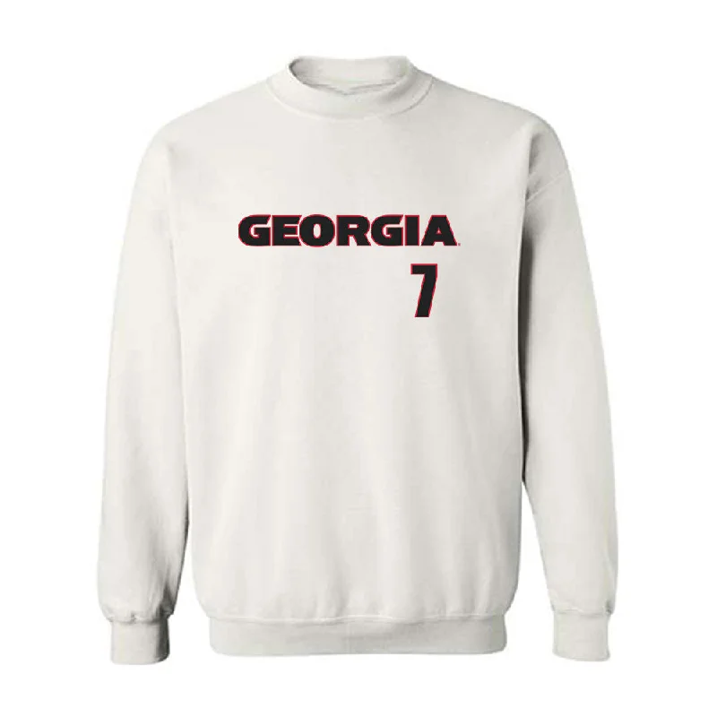 Georgia - NCAA Women's Soccer : Sophia Brelage - Classic Shersey Crewneck Sweatshirt Hoodie with Hem Contrast Bold Stylish