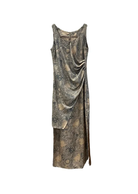 Martina Printed Sleeveless Silk Dress Tunics Plaid country