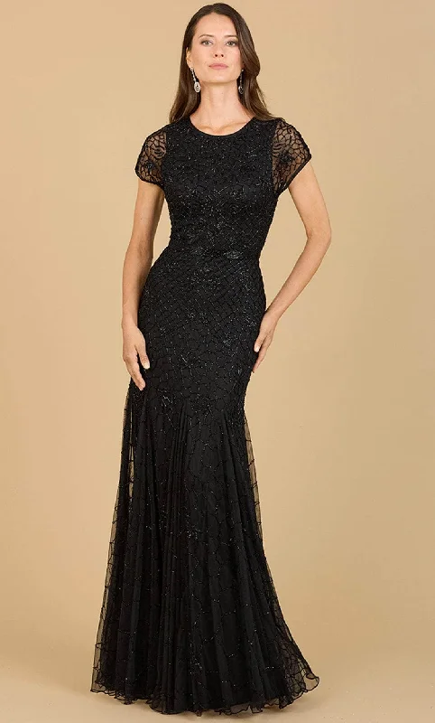 Lara Dresses 29224 - Beaded Lace Gown Elegant Long Evening