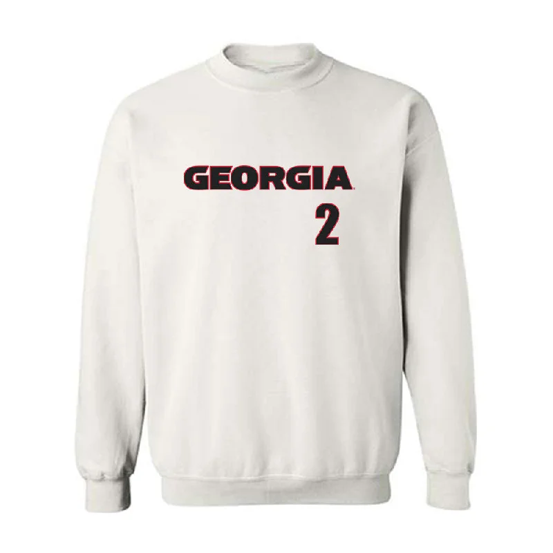 Georgia - NCAA Women's Soccer : Olivia Briede - Classic Shersey Crewneck Sweatshirt Hoodie with Hem Fringe Bohemian Relaxed