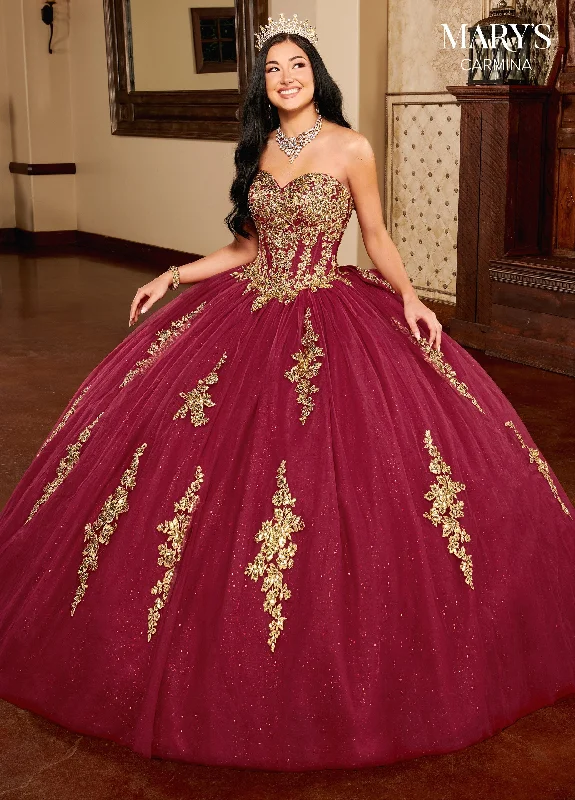 Strapless Quinceanera Dress by Mary's Bridal MQ1109 Tunics Luxurious premium