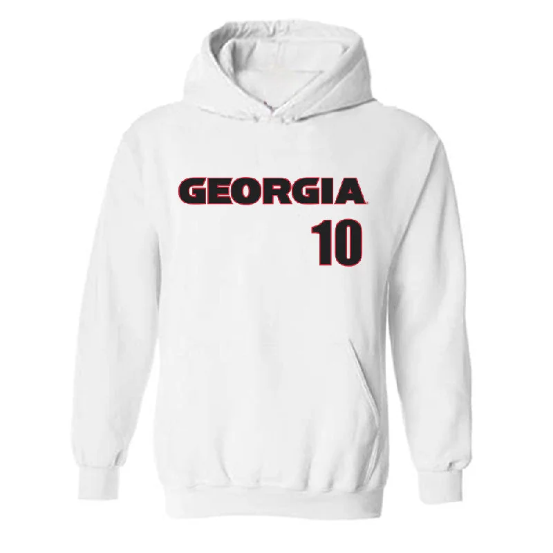 Georgia - NCAA Women's Soccer : Summer Denigan - Classic Shersey Hooded Sweatshirt Hoodie with Back Slit Movement Comfort