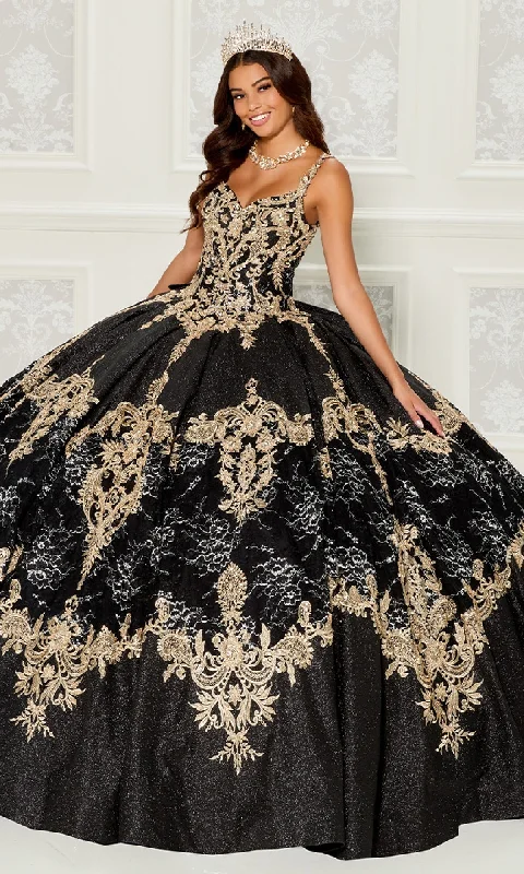 Quinceanera Dress PR30085 By Princesa Crew Neckline Casual