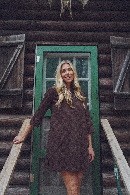 The Sophia Dress - Oak Check Tunics Chinos classic