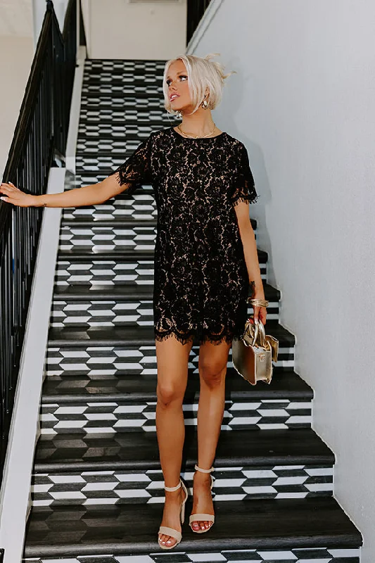 Dearest Memory Lace Dress in Black Tunics Exclusive limited