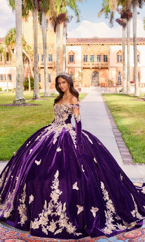 Velvet Quinceanera Dress: Princesa PR30136 Tunics Chic elegant