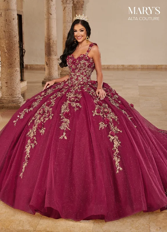 3D Floral Quinceanera Dress by Alta Couture MQ3074 Tunics Modern contemporary
