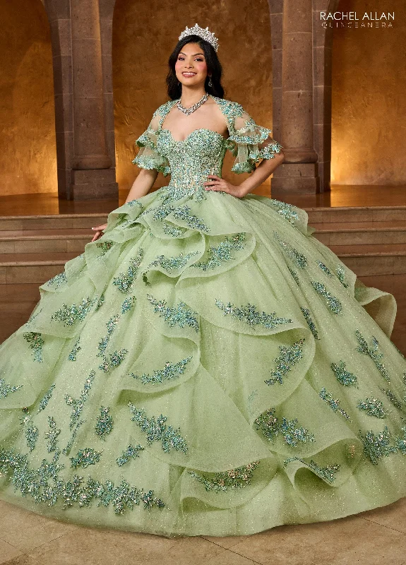 Sweetheart Layered Quinceanera Dress by Rachel Allan RQ1138 Tunics Brand named