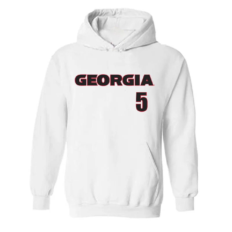 Georgia - NCAA Women's Soccer : Margie detrizio - Classic Shersey Hooded Sweatshirt Hoodie with Velcro Closure Adjustable Secure
