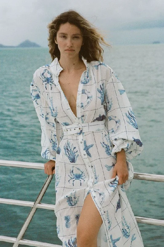 Palm Noosa - Noddy Dress - Chalkies Tile Tunics Versatile stylish
