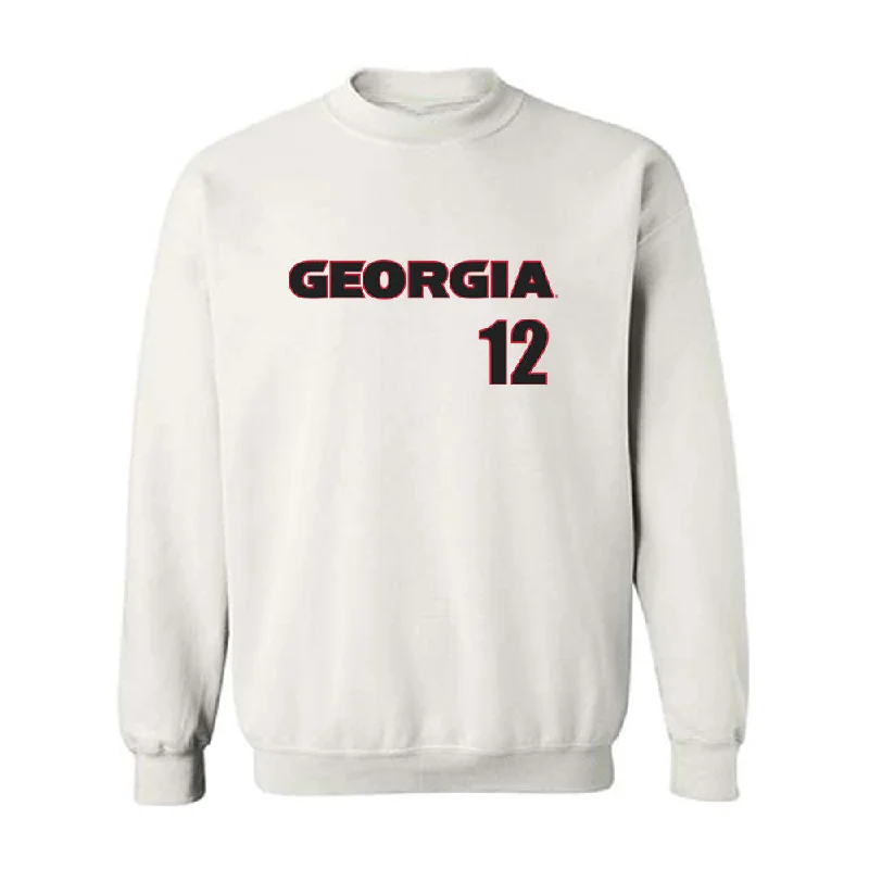 Georgia - NCAA Women's Soccer : Madeline Pirrello - Classic Shersey Crewneck Sweatshirt Hoodie with Hem Frayed Vintage Worn