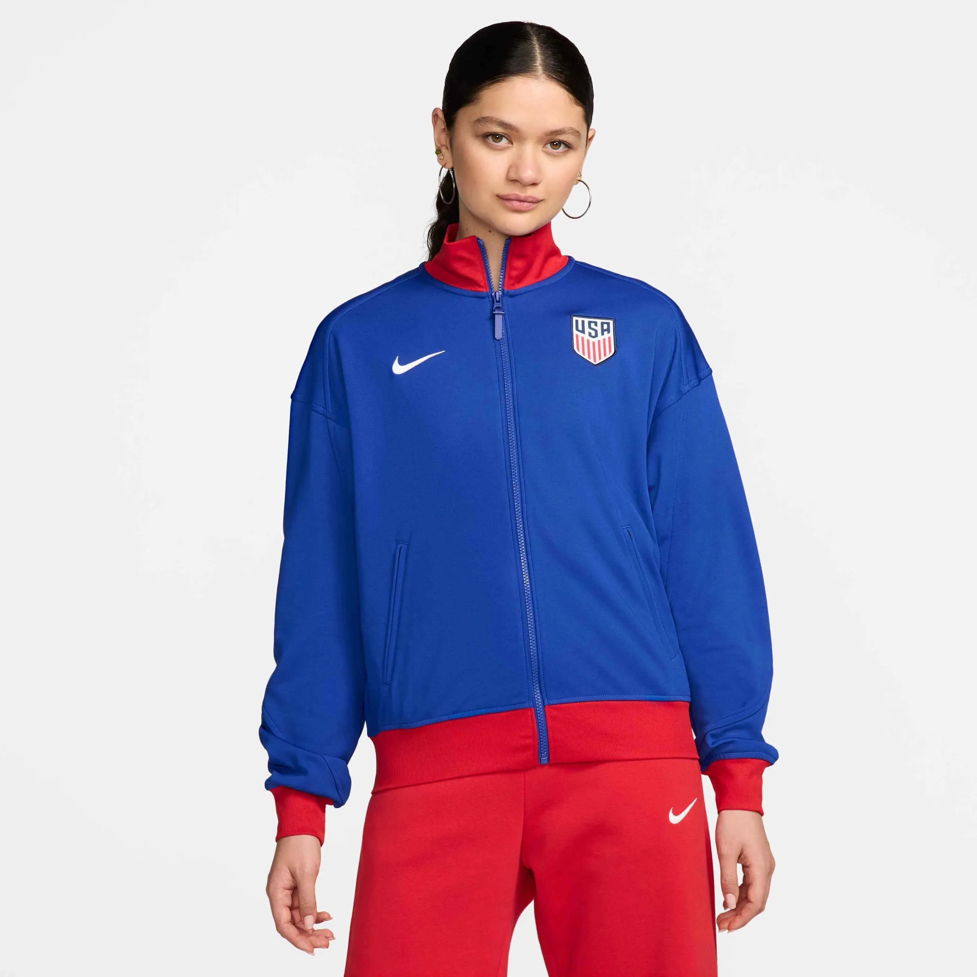 Nike 2024-25 USA Women's Dri-Fit Anthem Jacket Wool Jacket Cashmere Jacket Tweed Jacket