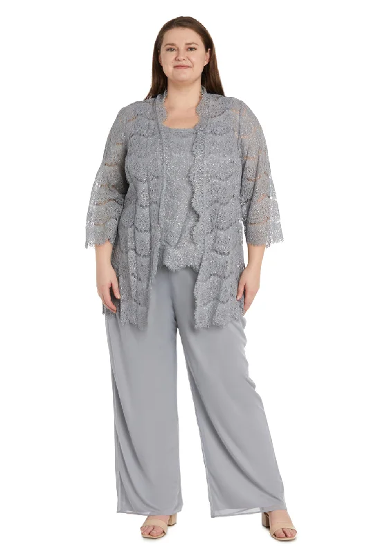 R&M Richards 9846W Plus Size Formal Jacket Pant Suit Elasticated Jacket Padded Jacket Insulated Jacket R&M Richards 9846W Plus Size Formal Jacket Pant Suit Elasticated Jacket Padded Jacket Insulated Jacket