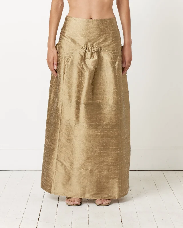 Pallon Skirt in Gold lace skirt romantic
