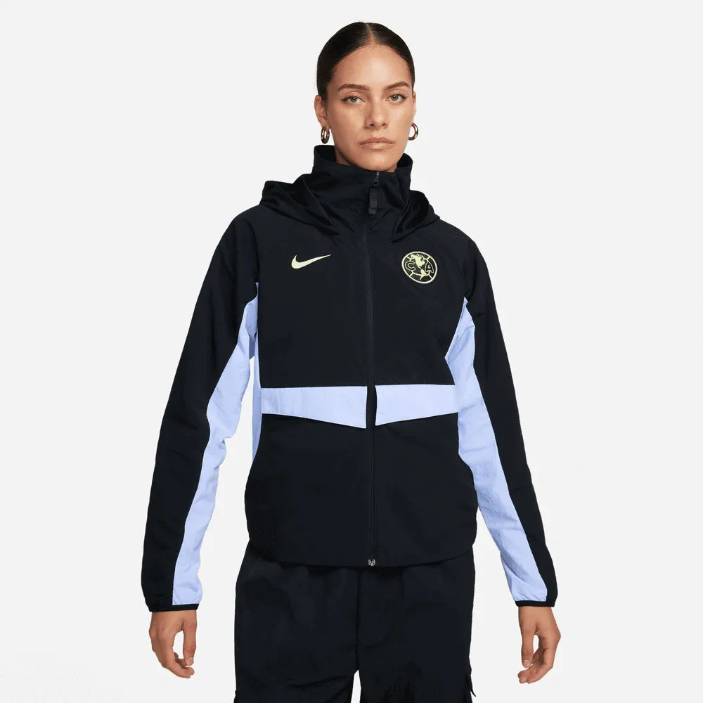 Nike 2023-24 Club America AWF Third Women's Jacket Boat Neck Shawl Collar Notched Collar Nike 2023-24 Club America AWF Third Women's Jacket Boat Neck Shawl Collar Notched Collar