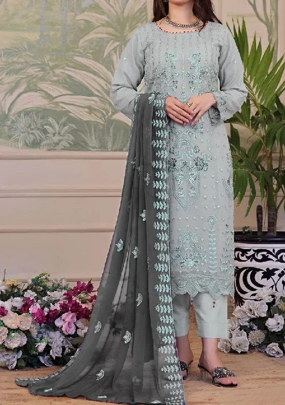 Bin Hameed Nura Luxury Embroidered Chiffon Dress