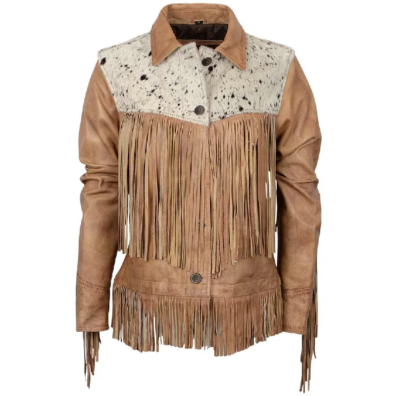 STS Ranchwear Women's Frontier Cowhide Jacket Mesh Jacket Canvas Jacket Denim Jacket