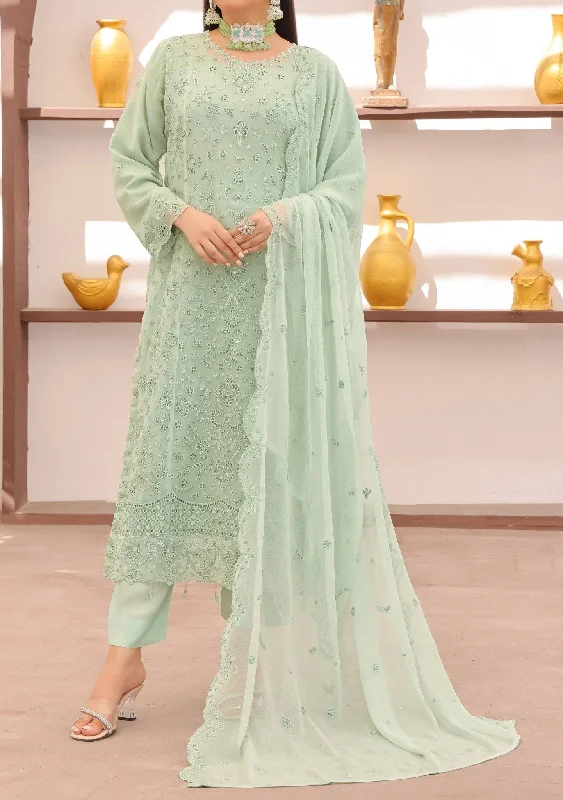 Bin Hameed Rubab Luxury Embroidered Chiffon Dress
