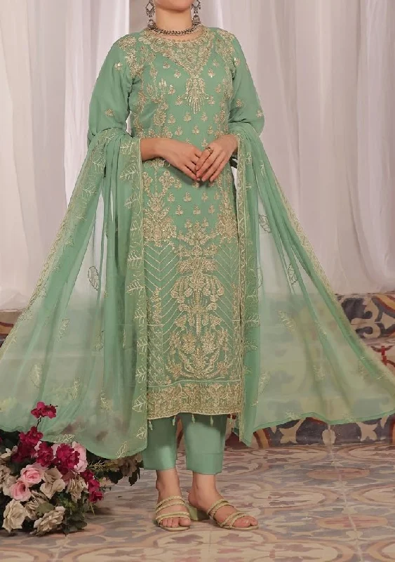 Bin Hameed Nura Luxury Embroidered Chiffon Dress
