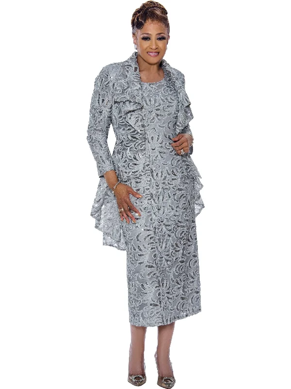 Divine Apparel DCC5292 Mother of the Bride Jacket Midi Dress Knit Fabric Woven Fabric Fleece Fabric