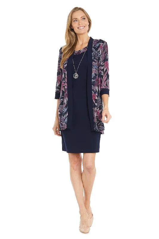 R&M Richards 3206 Short Daytime Jacket Mother of the Bride Dress Bomber Jacket Anorak Windbreaker