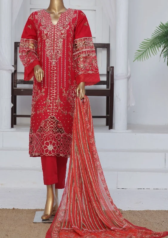 Bin Saeed Ready Made Embroidered Cotton Dress