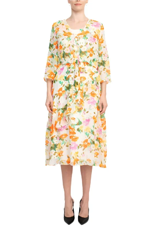 Maison Tara 27173MA Short Floral Mother of the Bride Jacket Dress Satin Jacket Silk Jacket Chiffon Jacket Maison Tara 27173MA Short Floral Mother of the Bride Jacket Dress Satin Jacket Silk Jacket Chiffon Jacket