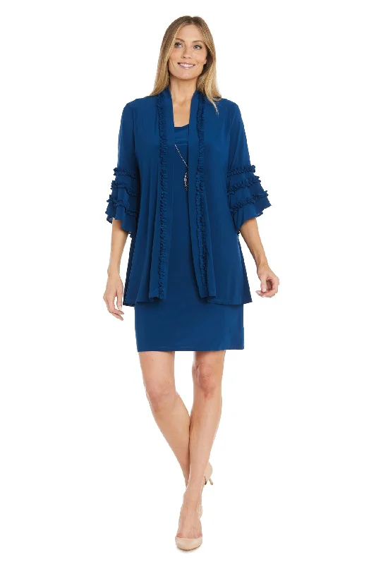 R&M Richards 3066 Short Mother of the Bride Jacket Dress Zippered Jacket Buttoned Jacket Snapped Jacket