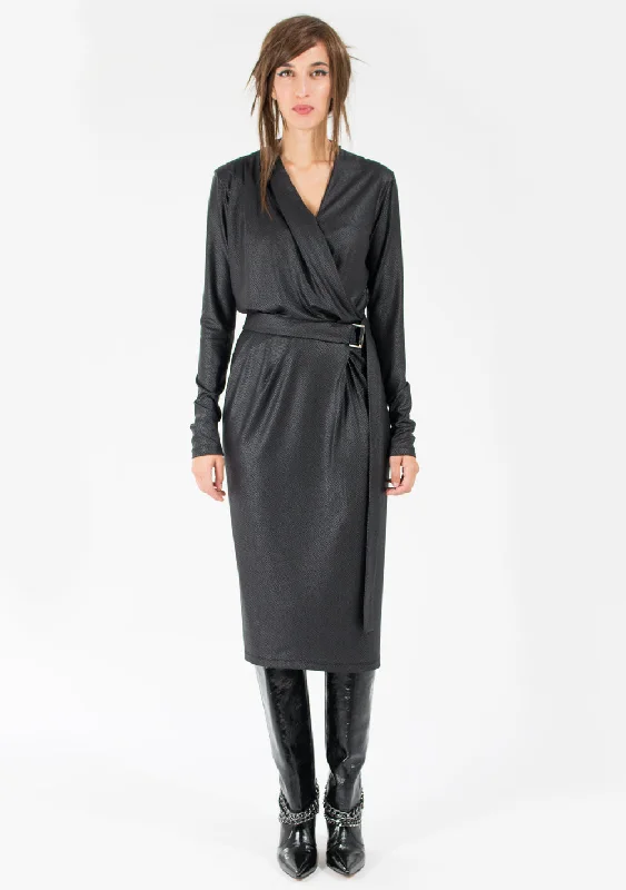 Snake Dress - Black