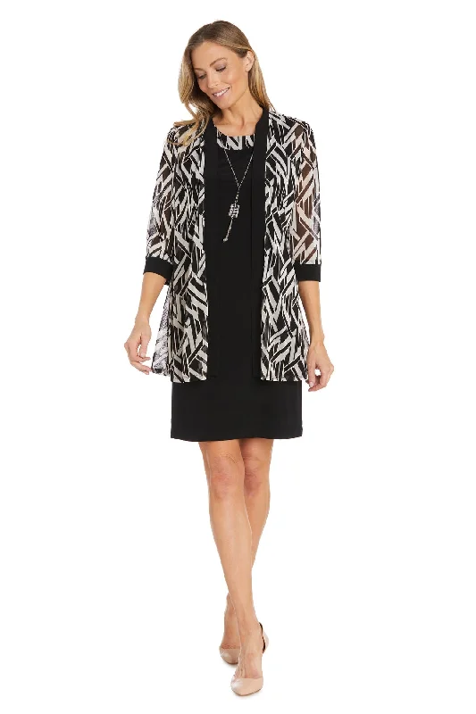 R&M Richards 1466P Short Two Piece Jacket Petite Dress Wool Fabric Cashmere Fabric Tweed Fabric