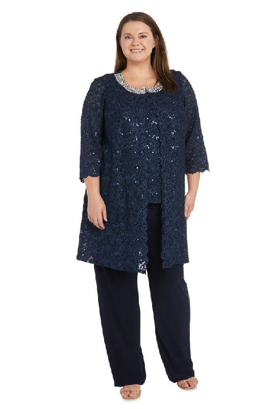 R&M Richards 1351W Plus Size Formal Jacket Pant Suit Bomber Jacket Anorak Windbreaker R&M Richards 1351W Plus Size Formal Jacket Pant Suit Bomber Jacket Anorak Windbreaker