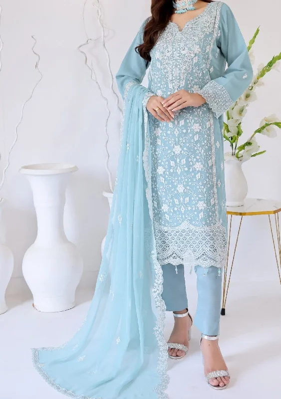 Bin Hameed Zhikar Luxury Embroidered Chiffon Dress