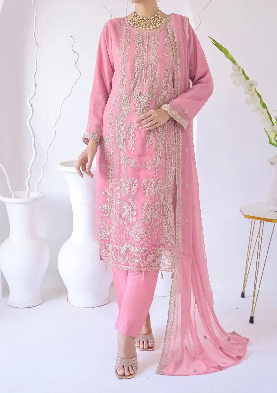 Bin Hameed Zhikar Luxury Embroidered Chiffon Dress