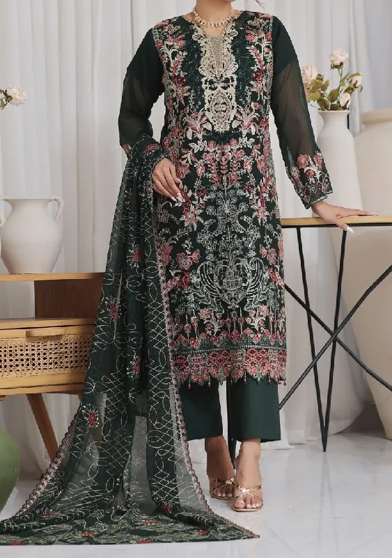 Bin Hameed Nisha Luxury Embroidered Chiffon Dress