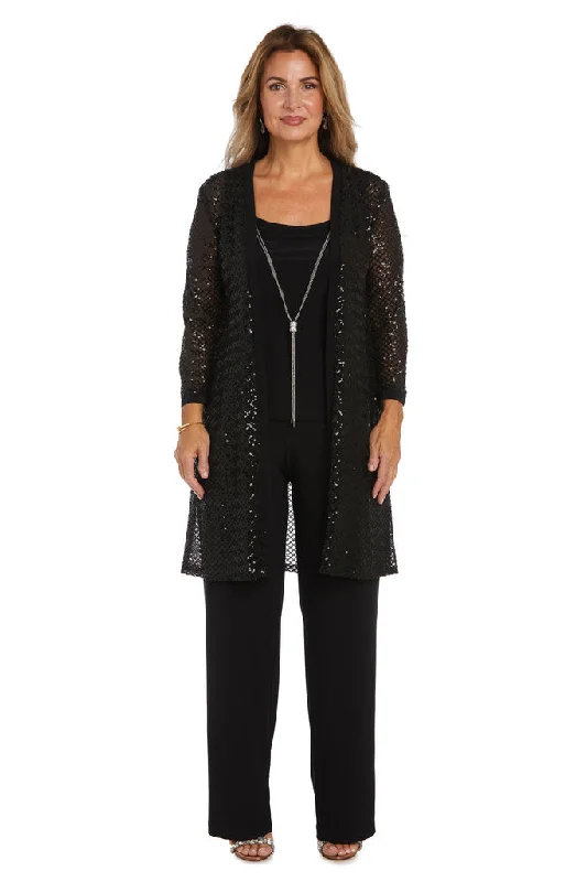 R&M Richards 2450 Formal Sequin Jacket Pant Suit Set Lace Jacket Ribbed Jacket Sequined Jacket R&M Richards 2450 Formal Sequin Jacket Pant Suit Set Lace Jacket Ribbed Jacket Sequined Jacket